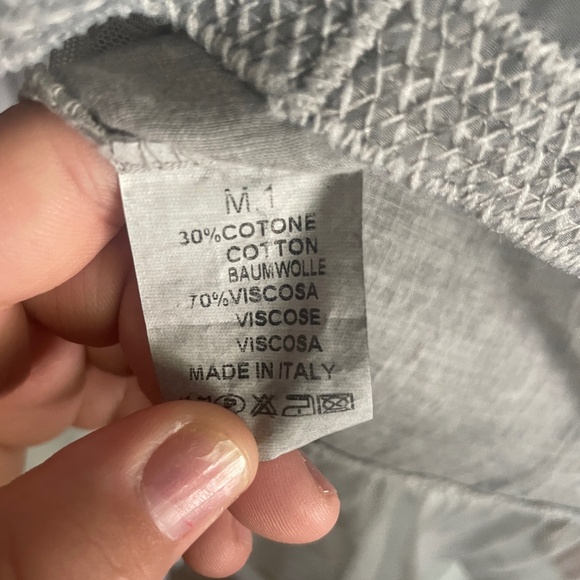 Grey Flower Detail Skirt - Picture 5 of 5